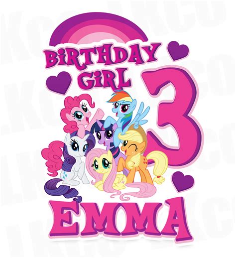 Download 632+ My Little Pony Birthday Card Cut Files